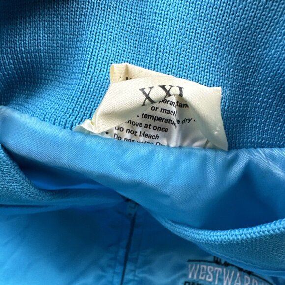 Vintage 80s Westward HO Casino Satin Bomber Jacket Embroidered Magic Hat Ritz - Picture 7 of 10